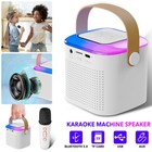 Mini Karaoke Machine Portable Bluetooth Speaker Wireless Microphone Music Player