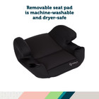 Safety 1st Comfort Ride Lite Toddler Booster Car Seat  Pure Black Ii