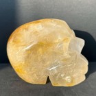 2 9lb Top Natural Fire Quartz Carved Skull  Realistic  Crystal Healing Skull Gem