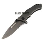 Tac-force Grey Steel Spring Assisted Open Tactical Folding Pocket Knife Edc