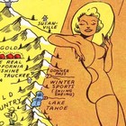 Hysterical Map Of The State Of California Circa 1948 Art Print Poster 18  X 24 