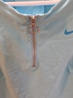 Nike Dri Fit 1 4 Zip Open Back Tennis Dress With Pocket Teal