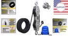 Heavy Duty 2200 Lbs Block And Tackle Pulley - Ideal For Boating And Construction