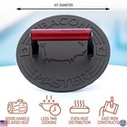 Bacon Master 8 5  Cast Iron Grill Press - Heavy-duty Burger   Sandwich Smasher