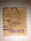 Brazil 1843-1899 Stamp Page 1000 Reis Provisional High Values Used