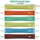 5pcs Air Conditioner Fin Cleaner Set Fin Comb Condenser Straightener Repair Tool