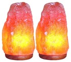 Indusclassic Natural Himalayan Crystal Salt Lamp Aair Purifier 20 25lbs Lot Of-2