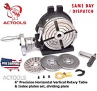 Rotary Table Precision Horizontal Vertical 6    Index Plate Set Dividing Plate