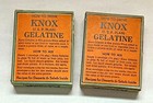 Vintage 2 Knox Sparkling Gelatine Advertising Cow Boxes Contents New  Old Stock