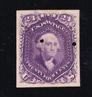 1862 Washington 24c Sc 70p4 Plate Proof On Card With Aps Cert  Cv  500  a5