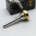 Genuine Bach 24k Gold Rim   Cup Flugelhorn Mouthpiece  1c New  Ships Fast 