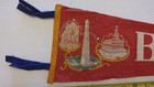 Vintage Boston Massachusetts Felt Pennant 24   f1119 