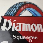 Vintage Diamond Tires Sign - Automobile Porcelain Gas Pump Station Sign