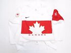 Team Canada Authentic White Sochi 2014 Olympics Nike Swift Hockey Jersey Size 56