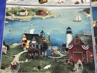 4 500 Pc Linda Nelson Stocks Puzzles Sealed Folk Art 4 Season   Gift Collection