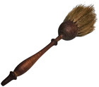 Rare Shaker Mid-late 19th C  Antique Hand-turned Hardwood Horsehair Fabric Brush