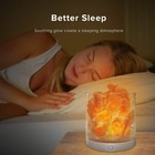 Large Natural Himalayan Salt Lamp  8  Salt Rock Lamp   Chord bulb  crystal Lamp 