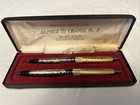 Rare Vintage Arpege Chanel No 5 14k Gold Ballpoint Pen Set In Box 