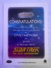 2017 Women Of Star Trek 50th Anniversary Cristine Ross Autograph