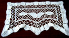 Antiques 2 Italian Style Doily topper H Made Bobbin Lace Bedfordshire England