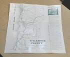 Vintage Tillamook County Map   1959 Morning Star Ship Brochure