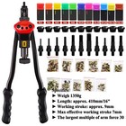 Hand Rivet Gun Threaded Insert Riveter Kit Pneumatic Tool Pop Nut Airplane Car