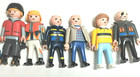 Playmobil Modern Action Figures Lot 10 Figures Skateboarding Police People