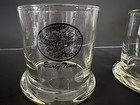 2 Early Times Old Fashioned Weighted Base 3 5    Distillery Whiskey Glass Vintage