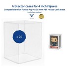 Lot 20 Collectibles Protector Case For Funko Pop 4 Inch Vinyl Figures 0 35mm