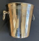 Vintage Metal Sturdy Diam   s French France Champagne Ice Bucket   8    Tall