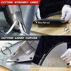 New Electric Metal Cutting Shear 4 Amp Corded Sheet Metal Cutter 360 Swivel