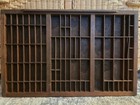 Antique Hamilton Printer s Type Tray 26x16 5 New Departure Shadow Box Display