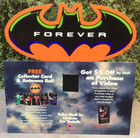 Union 76 Batman Forever Movie Plastic Gas Pump Topper Insert Sign 1995 Rare 927a