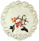 Doily Boutique Table Runner  Doily  Mantel Scarf With Hummingbirds