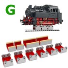 6 X G Scale Rollers W wheel Cleaning Accessories For Model Train