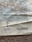Vtg Us Ww2  1944 Aaf Silk Map  20 Amboina  21 Halmahera  Sw Pacific Area Guinea