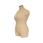 Adult Female Plus Size Half Body Mannequin Dress Form Pinnable Torso