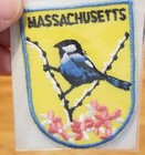 2 75  Iron-on Patch new nip bird massachusetts  Ma by Voyager  Usa souvenir