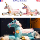 85cm Giant Unicorn Plush Toy Soft Stuffed Animal Kids Gift