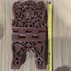 Large Wood Book Bible Holder Folding Display Cookbook Stand  Made In India