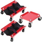 Snowmobile Dolly System Set 1500 Lbs W  Heavy-duty Straps Red