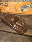 Vintage Official Boy Scout S o s Signal Set In Box - No  1096