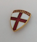 Counselor Religious Cross Small Tack Pin