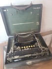 Antique 1917 Corona Typewriter   Portable With Hard Case   Wednesday Adams Type