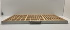 Excellent Condition Antique Printers Type Set Drawer For Display Lot H