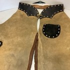 Vintage Children   s Western Leather Chaps Kid s 25  Long