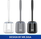 Toilet Bowl Brush And Holder  Premium Quality   Black  1 Pack