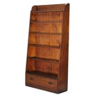 Antique Country Store Walnut   Oak Display Rack With Drawer C1900