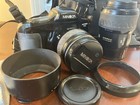 Minolta Maxxum 7xi Af Slr Film Camera 35mm Vintage Lot Made In Japan Bag O Stuff