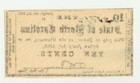 Oct 1  1861 Raleigh State Of North Carolina 10c Obsolete Currency Scrip cr 57